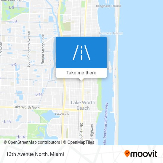 Mapa de 13th Avenue North