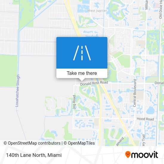 Mapa de 140th Lane North