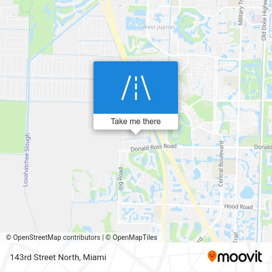 143rd Street North map