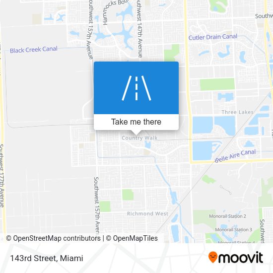 Mapa de 143rd Street