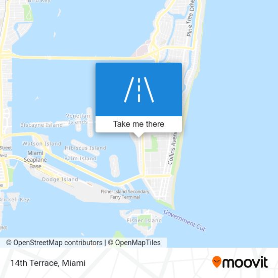 Mapa de 14th Terrace