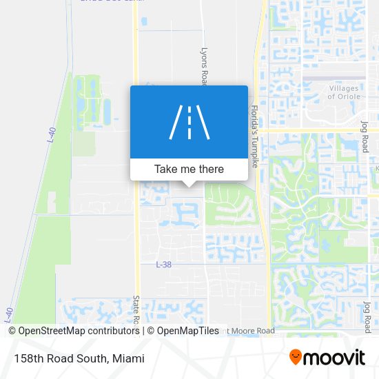 158th Road South map