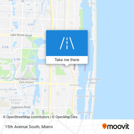 Mapa de 15th Avenue South