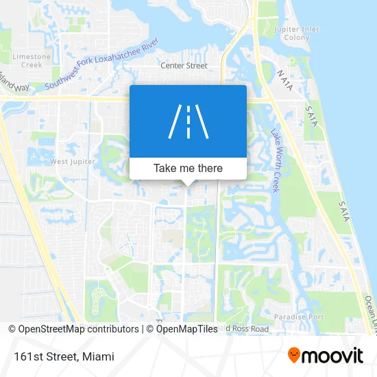 161st Street map