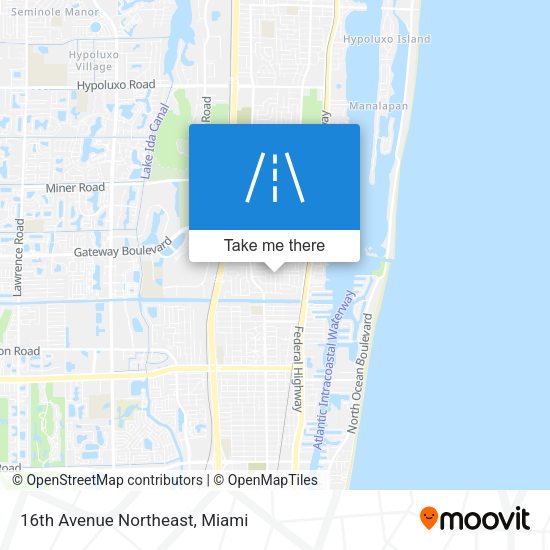Mapa de 16th Avenue Northeast
