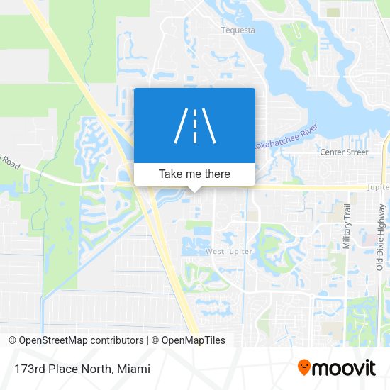 Mapa de 173rd Place North