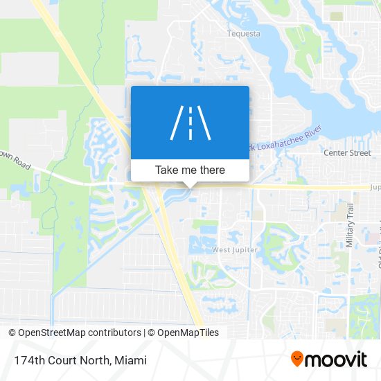 174th Court North map