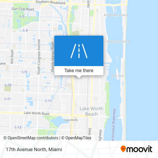 Mapa de 17th Avenue North