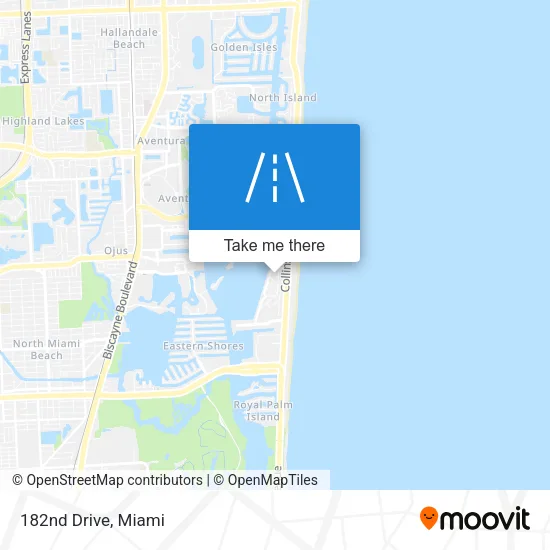 182nd Drive map