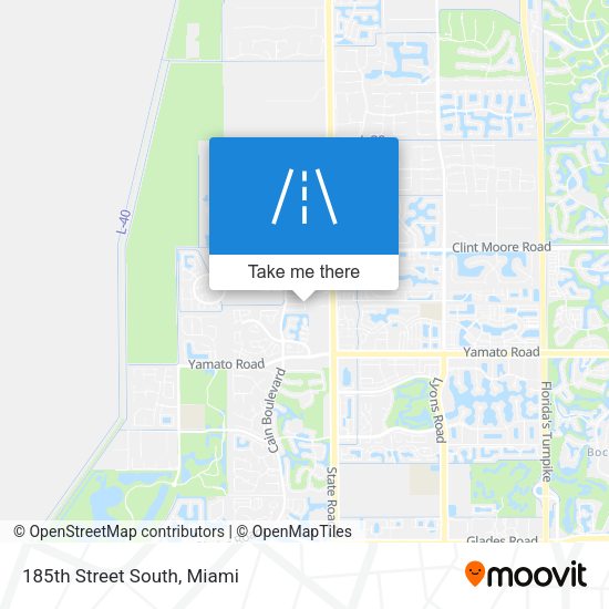 185th Street South map