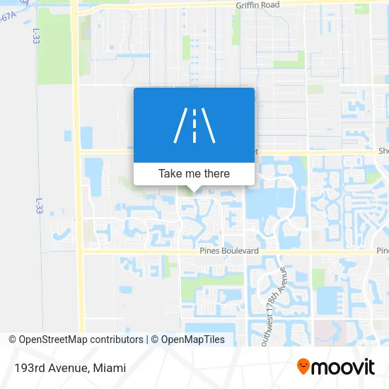193rd Avenue map