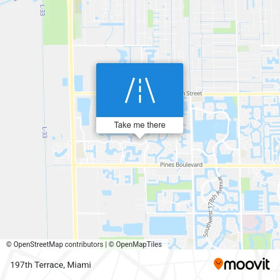 197th Terrace map