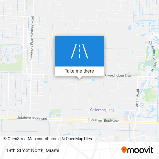 19th Street North map