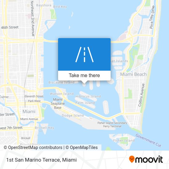 1st San Marino Terrace map