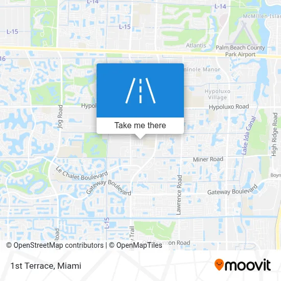 1st Terrace map