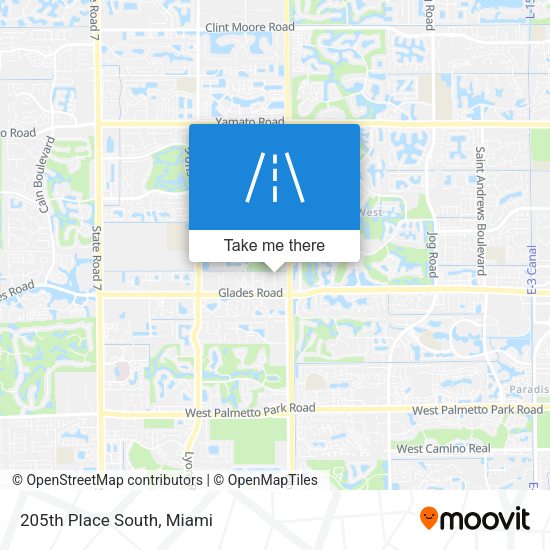 Mapa de 205th Place South
