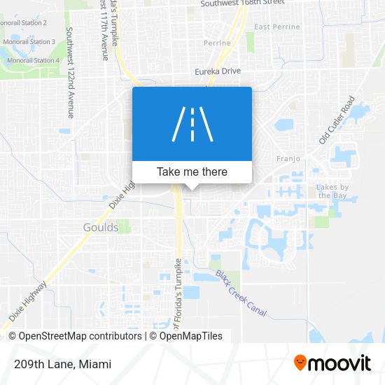 Mapa de 209th Lane