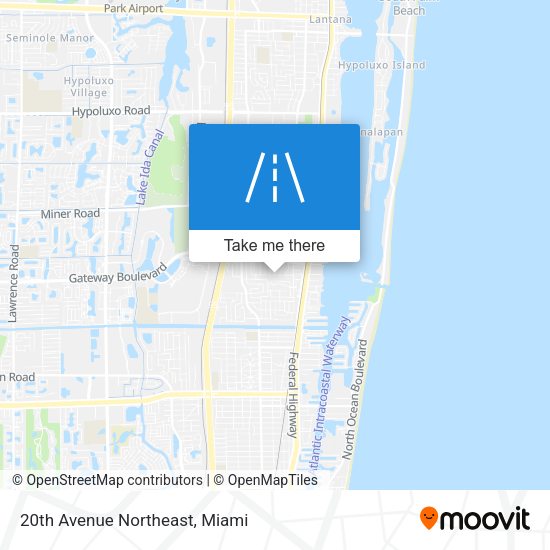 Mapa de 20th Avenue Northeast