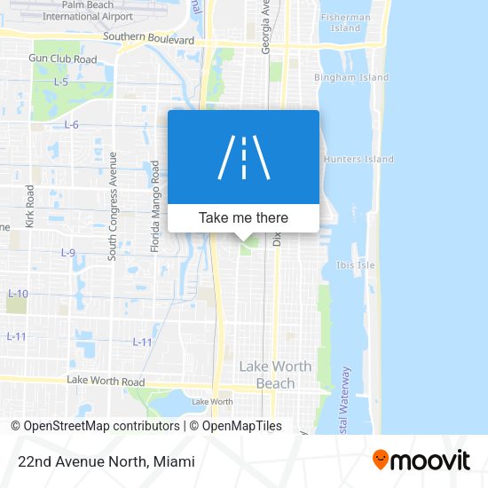 Mapa de 22nd Avenue North