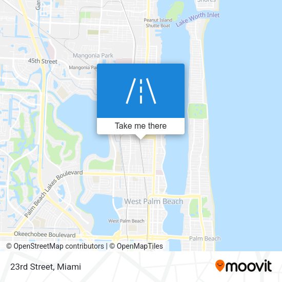Mapa de 23rd Street