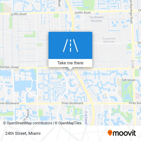 Mapa de 24th Street