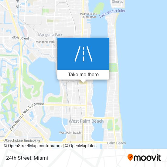 Mapa de 24th Street