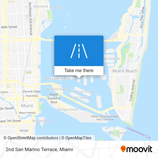 2nd San Marino Terrace map