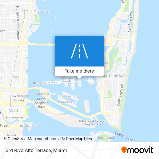 Mapa de 3rd Rivo Alto Terrace