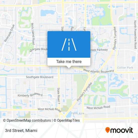 Mapa de 3rd Street
