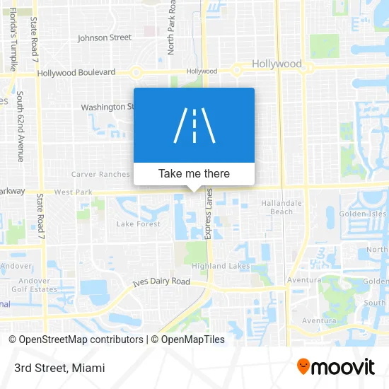 3rd Street map