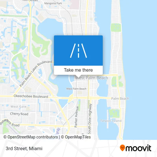 3rd Street map