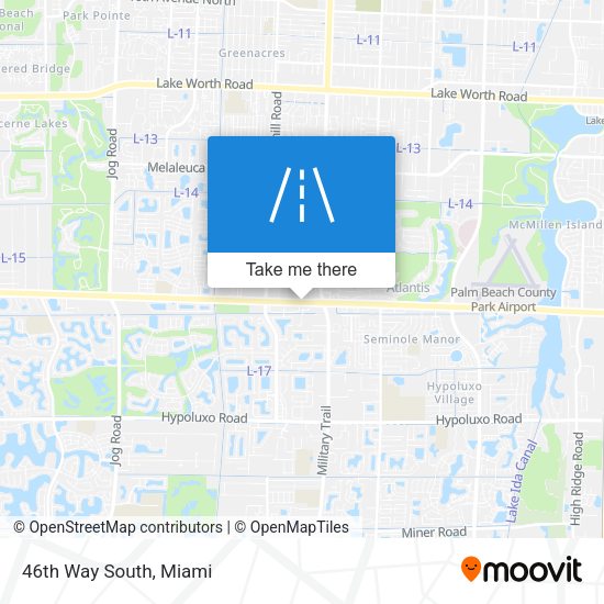 Mapa de 46th Way South