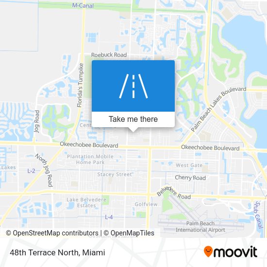 Mapa de 48th Terrace North