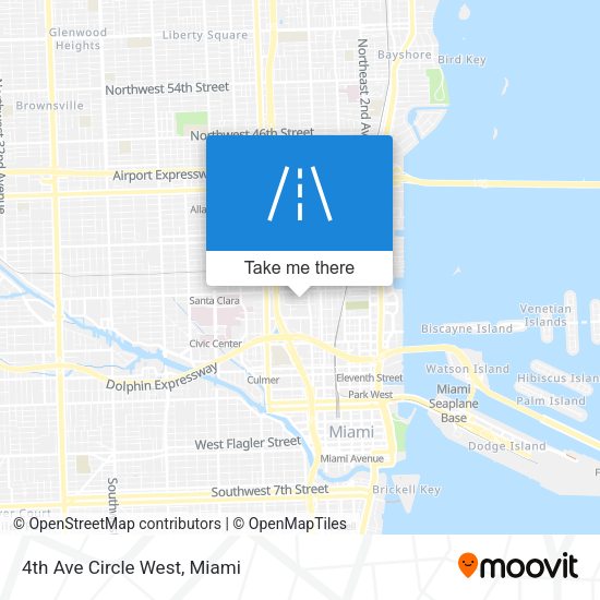 Mapa de 4th Ave Circle West