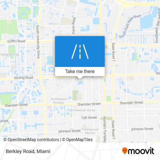 Mapa de Berkley Road