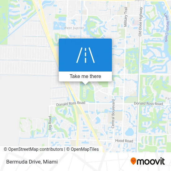 Bermuda Drive map