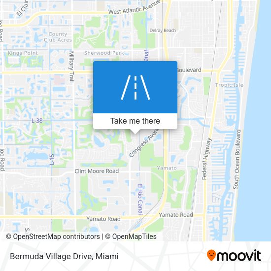 Bermuda Village Drive map