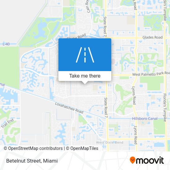 Mapa de Betelnut Street