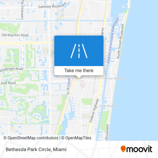 Bethesda Park Circle map