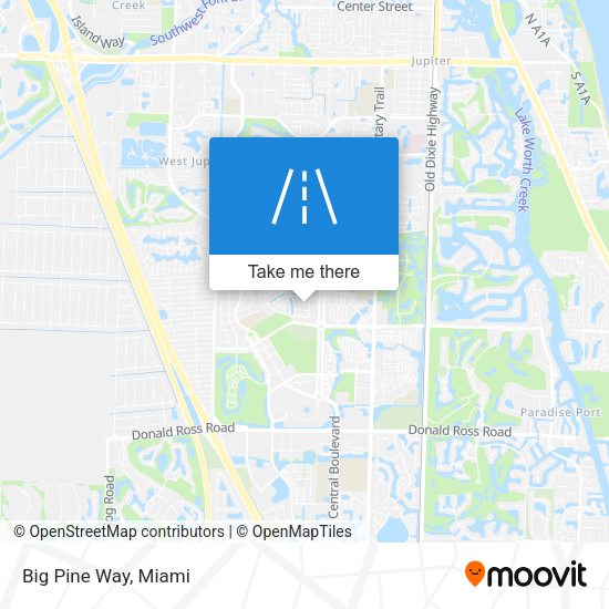 Mapa de Big Pine Way