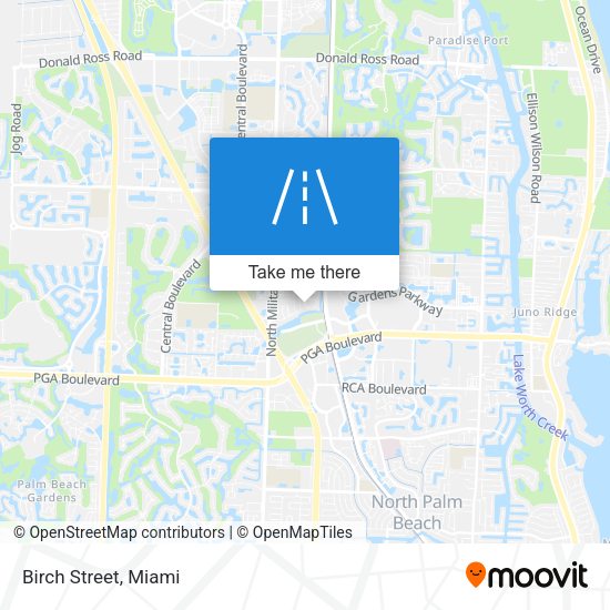 Mapa de Birch Street