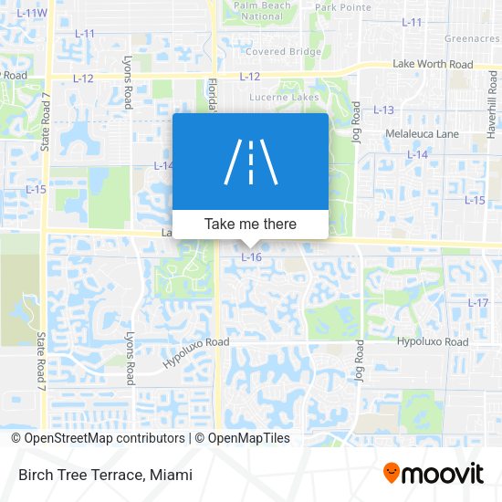 Mapa de Birch Tree Terrace