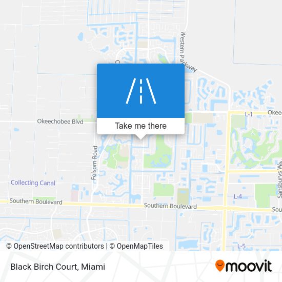 Mapa de Black Birch Court