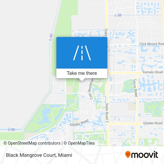 Mapa de Black Mangrove Court