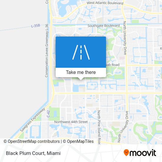 Mapa de Black Plum Court