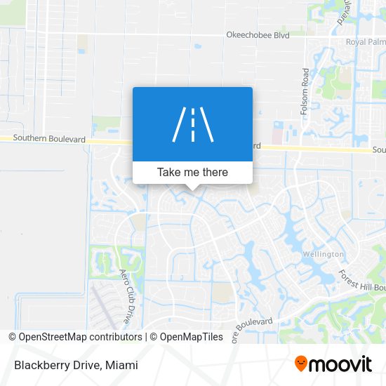 Mapa de Blackberry Drive