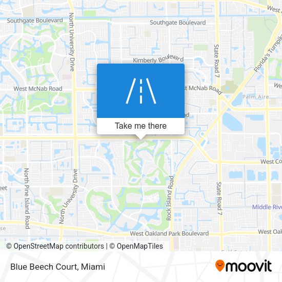 Mapa de Blue Beech Court