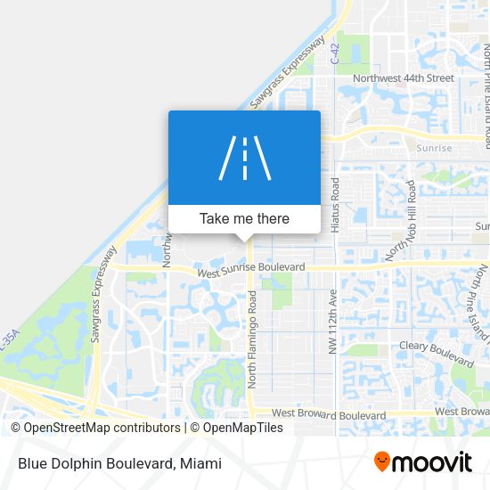 Mapa de Blue Dolphin Boulevard