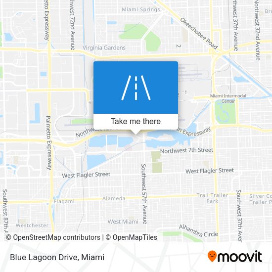 Mapa de Blue Lagoon Drive