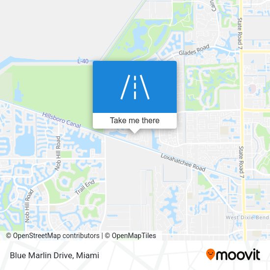 Blue Marlin Drive map